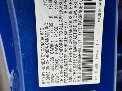 2024 Honda Civic Sport