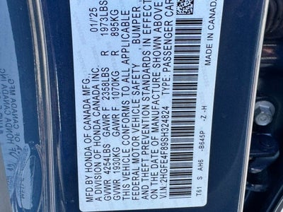 2025 Honda Civic Hybrid Sport
