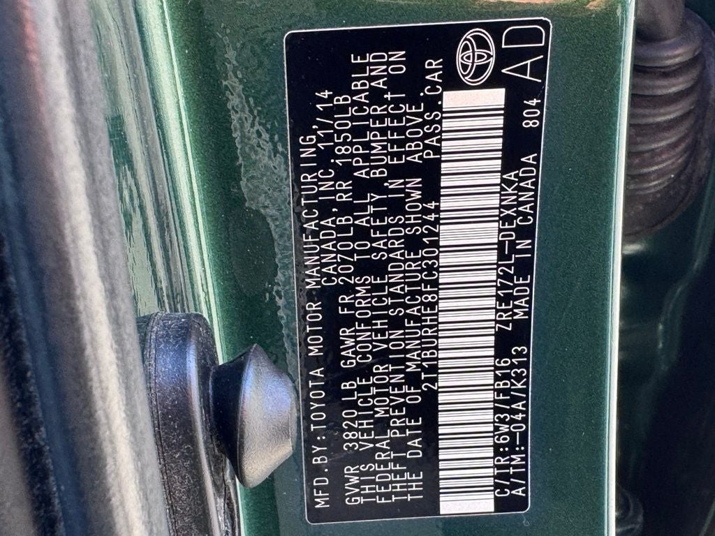 2015 Toyota Corolla LE