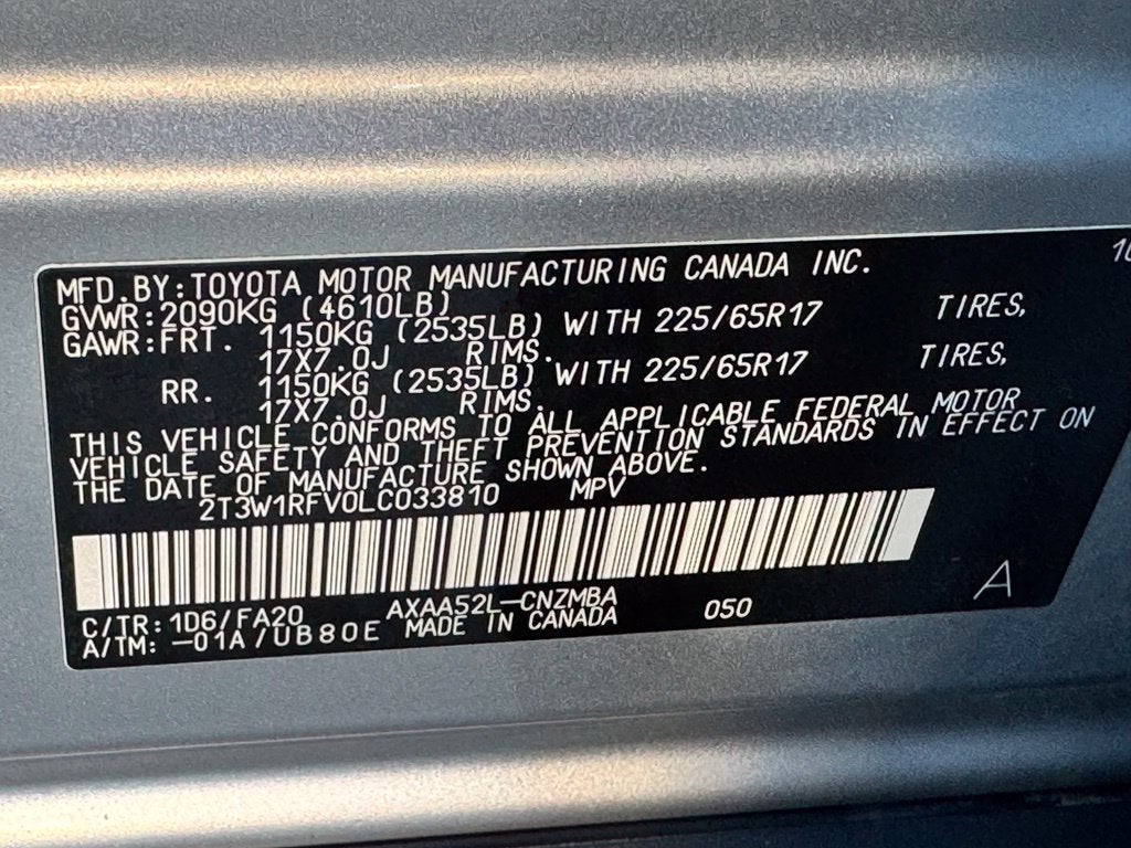 2020 Toyota RAV4 XLE