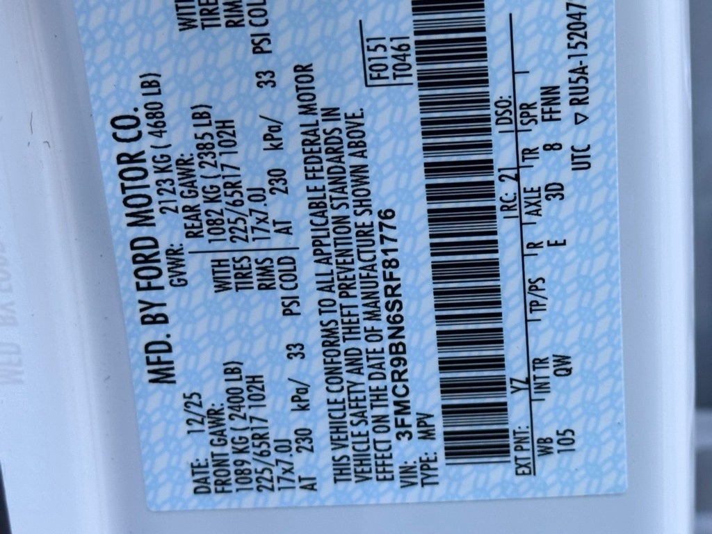 2025 Ford Bronco Sport Big Bend