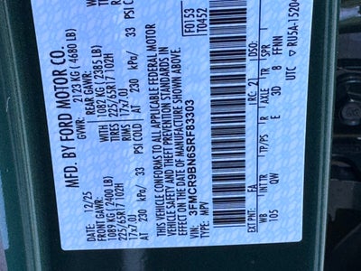 2025 Ford Bronco Sport Big Bend