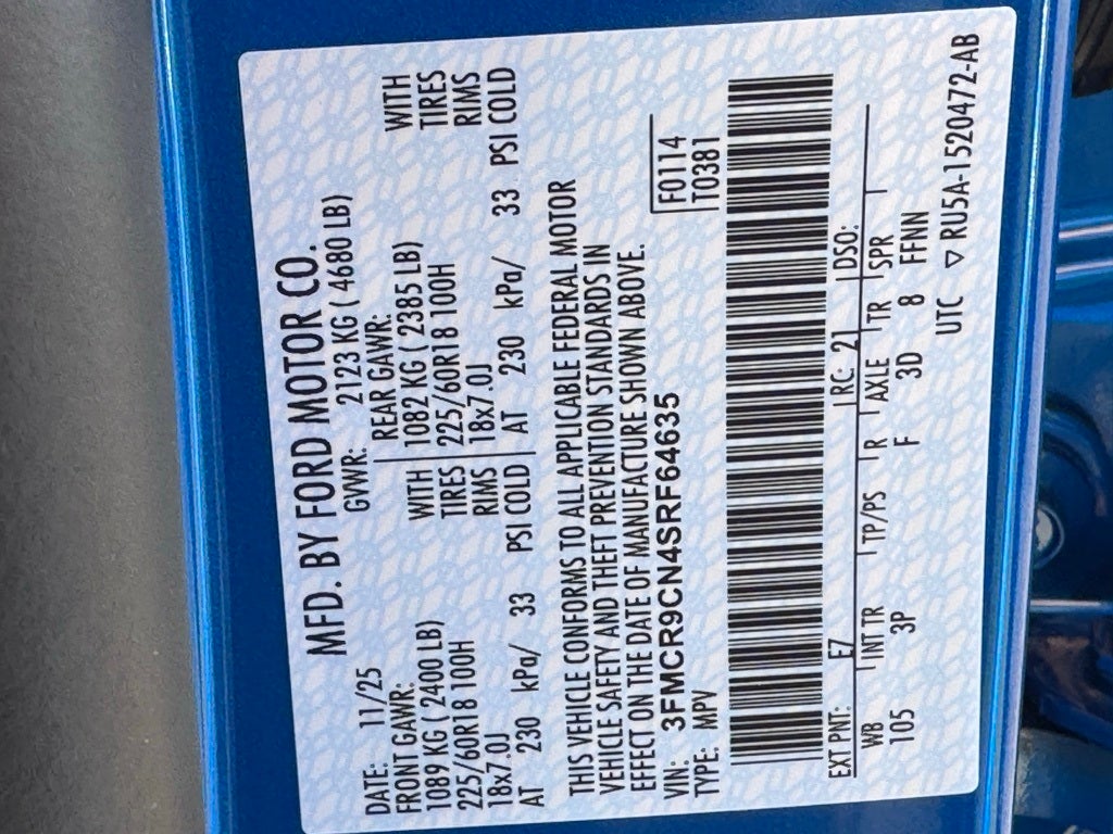 2025 Ford Bronco Sport Outer Banks