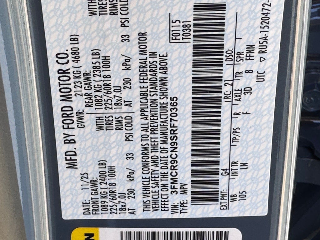 2025 Ford Bronco Sport Outer Banks