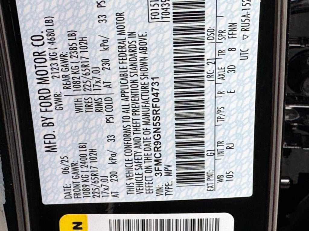 2025 Ford Bronco Sport Heritage