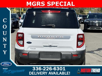 2025 Ford Bronco Sport Free Wheeling