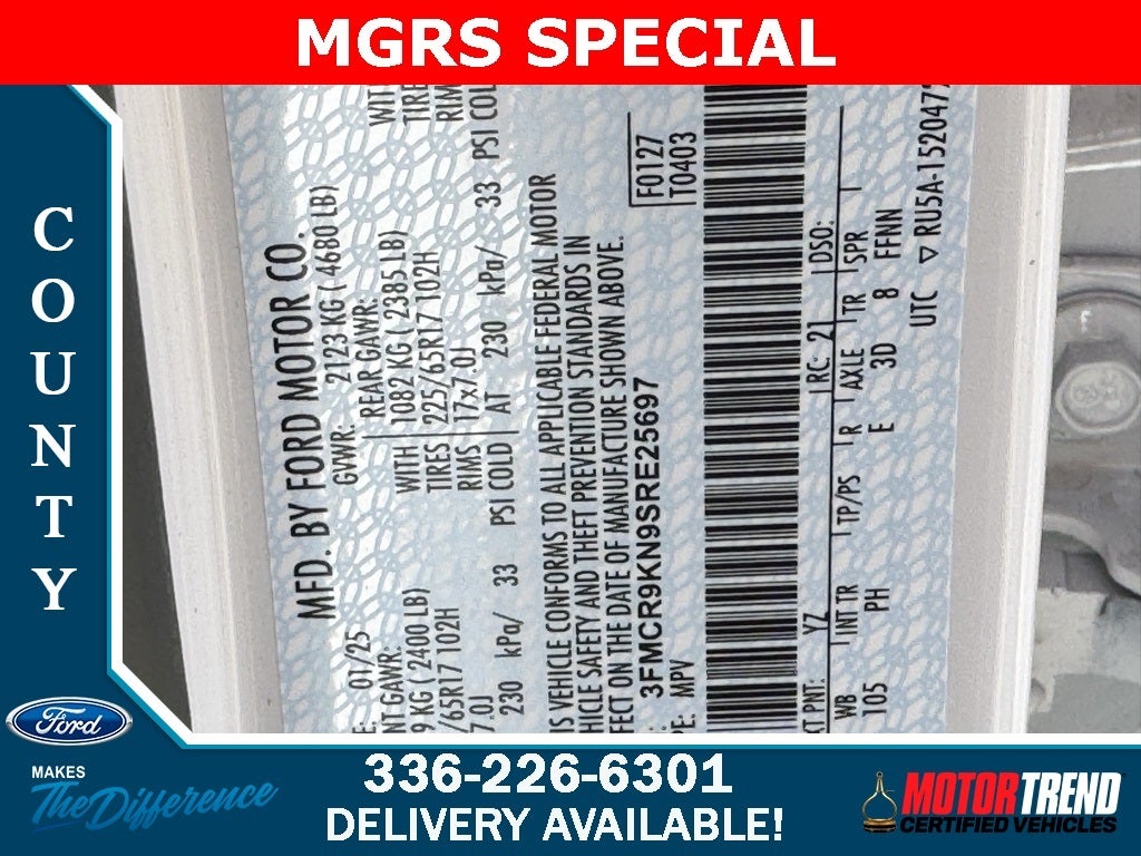 2025 Ford Bronco Sport Free Wheeling