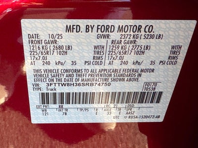 2025 Ford Maverick XLT