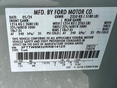 2024 Ford Maverick Lariat