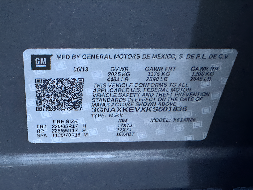 2019 Chevrolet Equinox LT