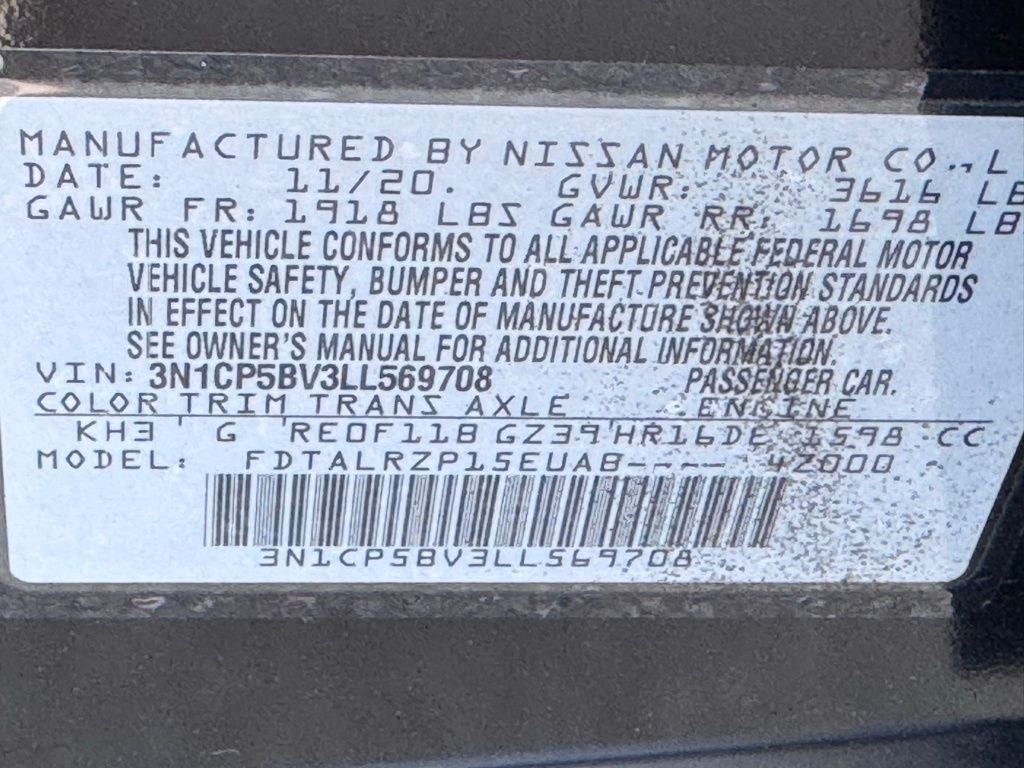 2020 Nissan Kicks S