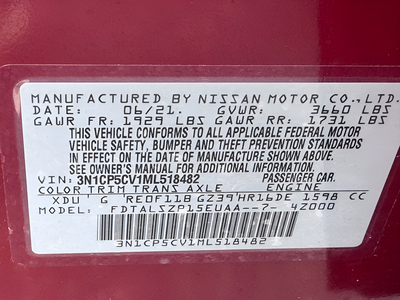 2021 Nissan Kicks SV