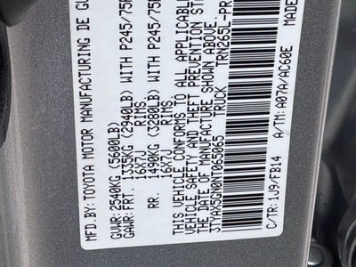 2022 Toyota Tacoma SR