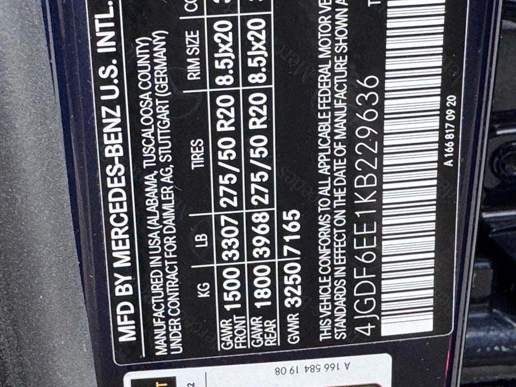 2019 Mercedes-Benz GLS GLS 450 4MATIC®