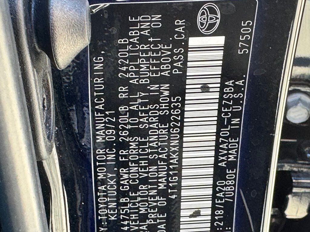 2022 Toyota Camry SE