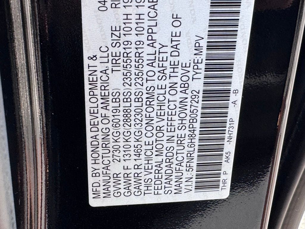 2023 Honda Odyssey Touring
