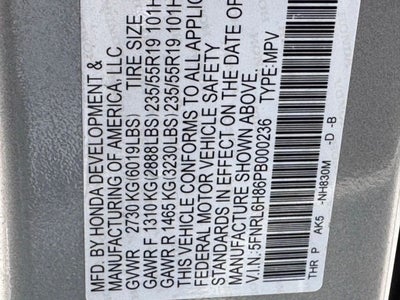 2023 Honda Odyssey Touring