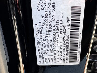 2025 Honda Pilot Touring