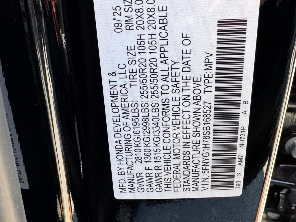2025 Honda Pilot Touring