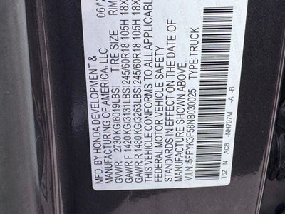 2022 Honda Ridgeline RTL