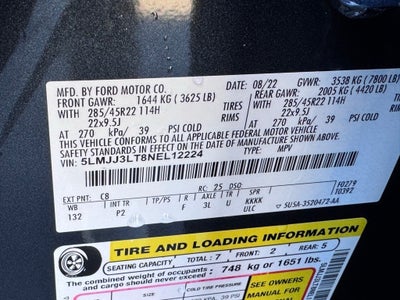 2022 Lincoln Navigator L Reserve