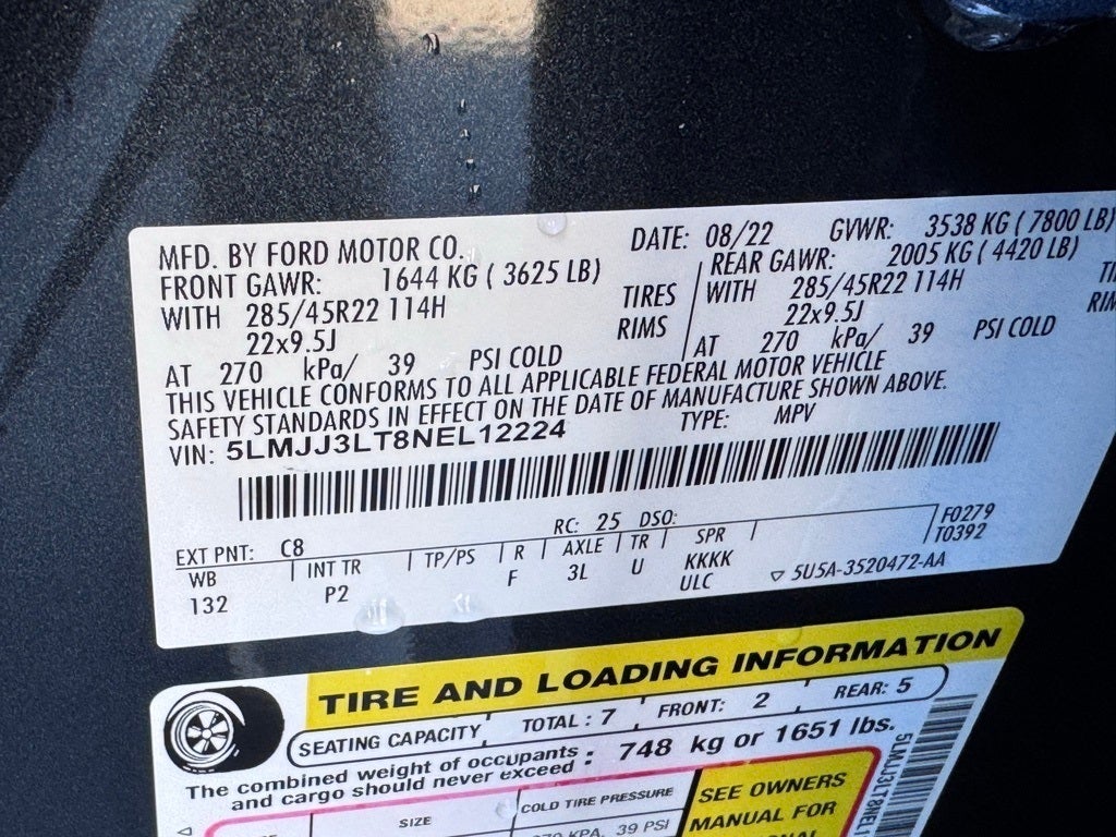 2022 Lincoln Navigator L Reserve