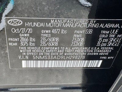 2020 Hyundai Santa Fe SEL