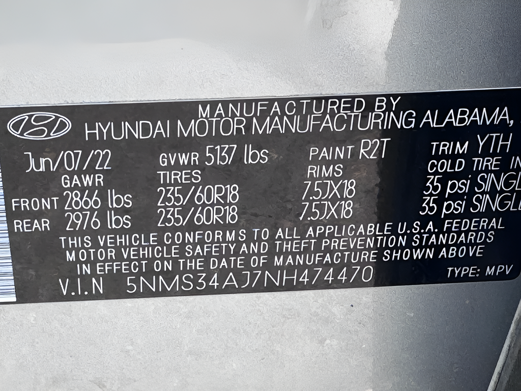 2022 Hyundai Santa Fe SEL