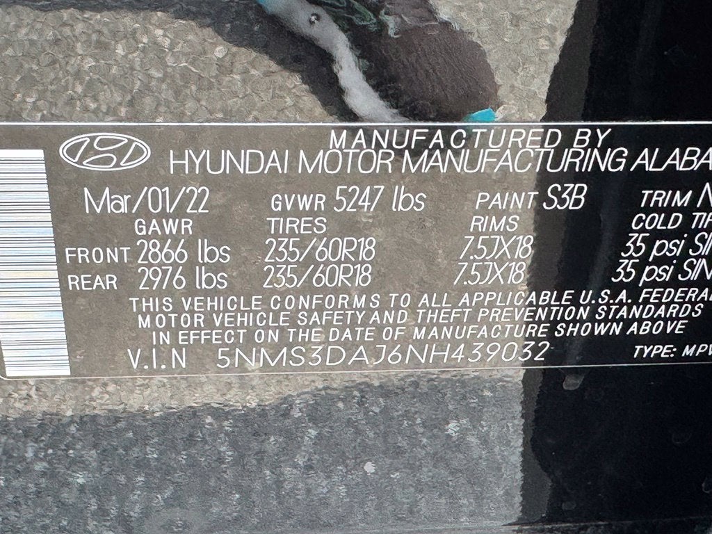 2022 Hyundai Santa Fe SEL