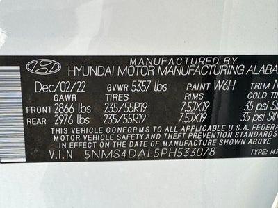 2023 Hyundai Santa Fe Limited