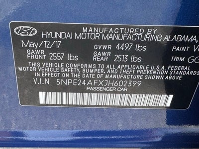 2018 Hyundai Sonata SE