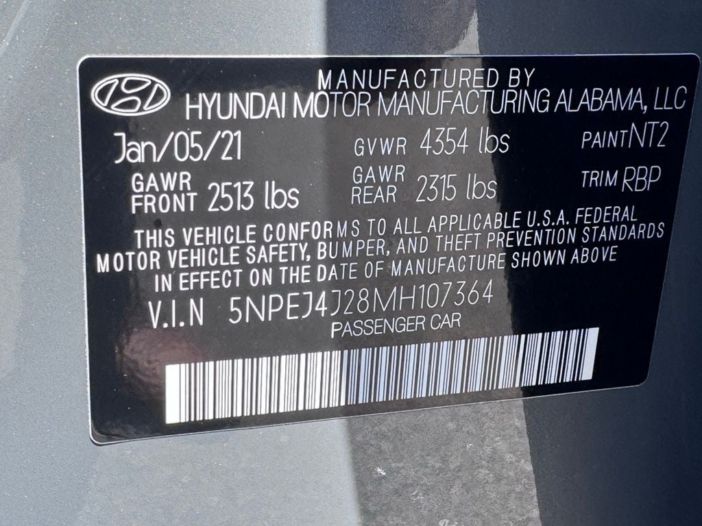 2021 Hyundai Sonata SEL Plus