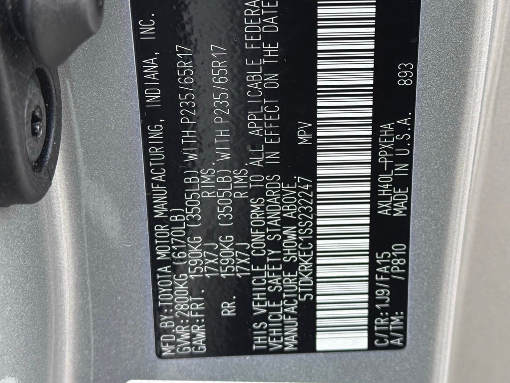 2025 Toyota Sienna LE 8 Passenger