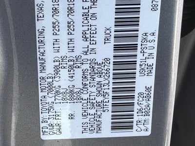 2020 Toyota Tundra SR5