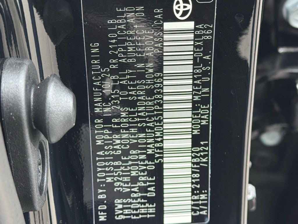 2026 Toyota Corolla LE