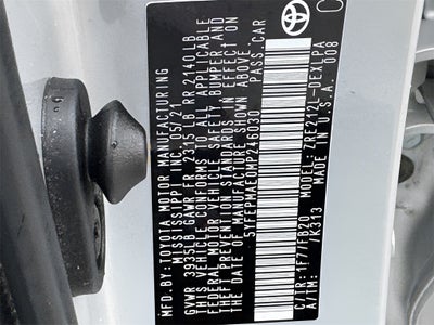 2021 Toyota Corolla LE