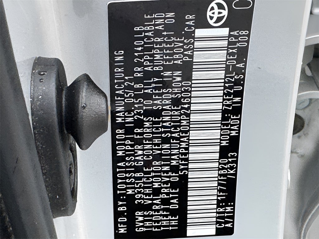 2021 Toyota Corolla LE