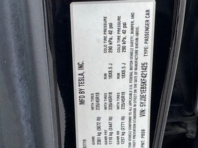 2019 Tesla Model 3 Performance