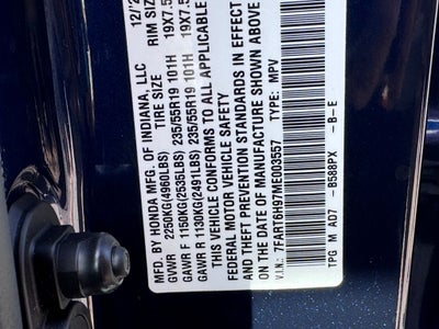 2021 Honda CR-V Hybrid Touring