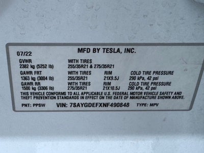 2022 Tesla Model Y Performance