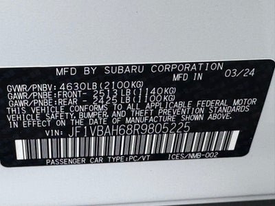 2024 Subaru WRX Premium