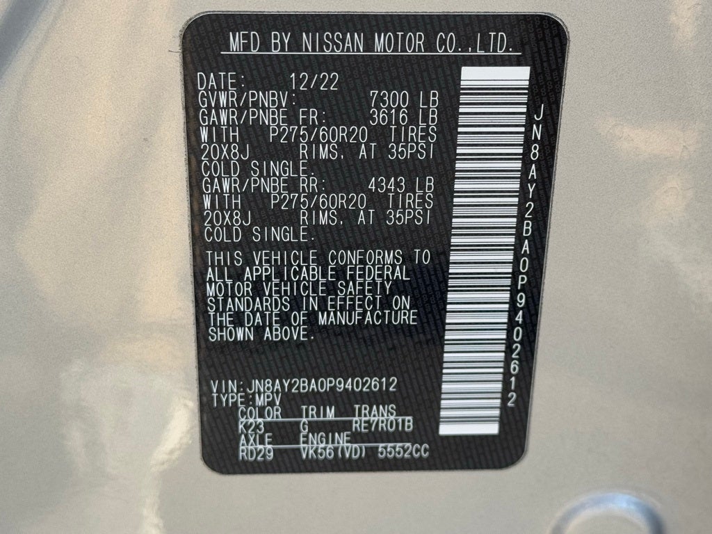 2023 Nissan Armada SL