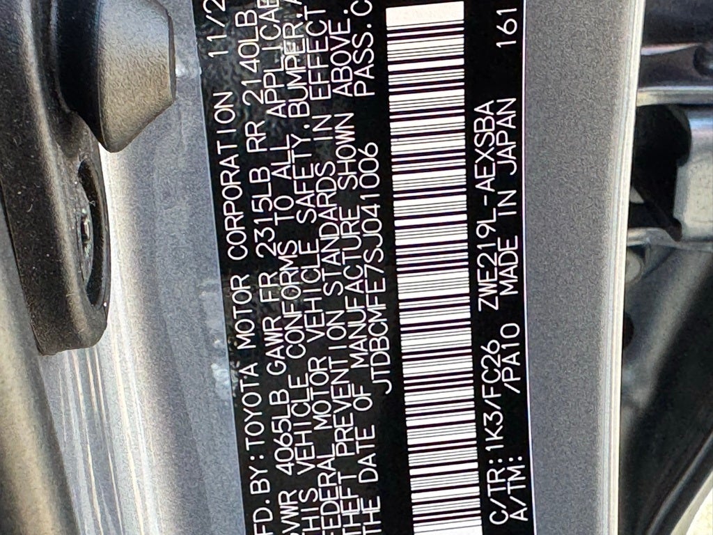 2025 Toyota Corolla Hybrid SE