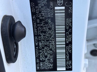 2022 Toyota Corolla SE