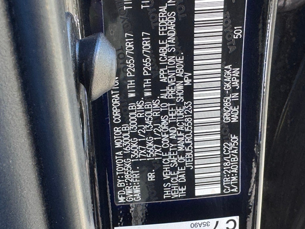 2018 Toyota 4Runner TRD Off-Road Premium