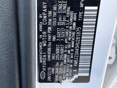 2017 Hyundai Tucson SE