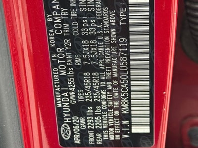 2020 Hyundai Kona Ultimate