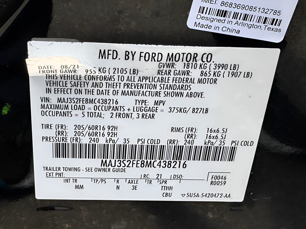 2021 Ford EcoSport S