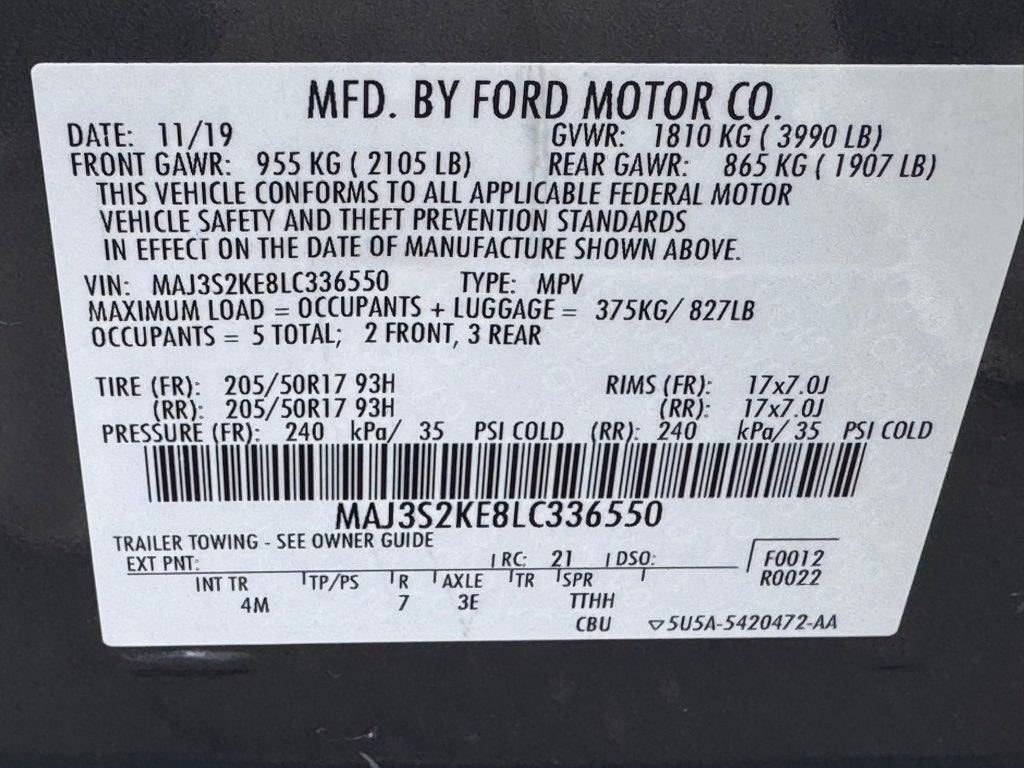 2020 Ford EcoSport Titanium